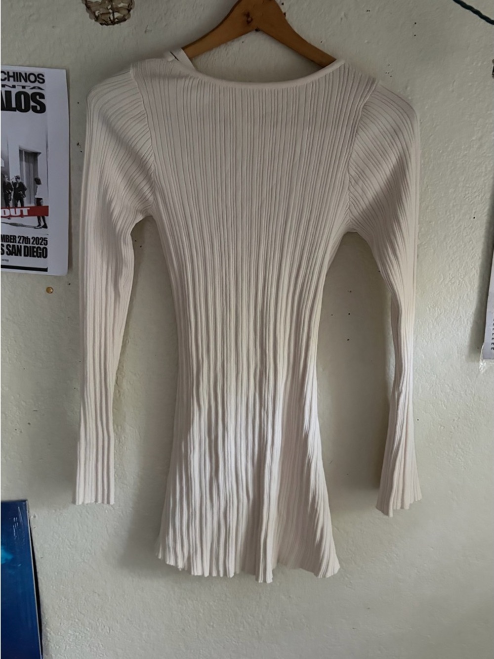 Princess Polly Cream mini dress